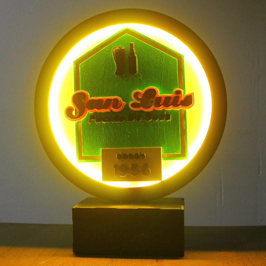 Letrero San Luis fuente de soda